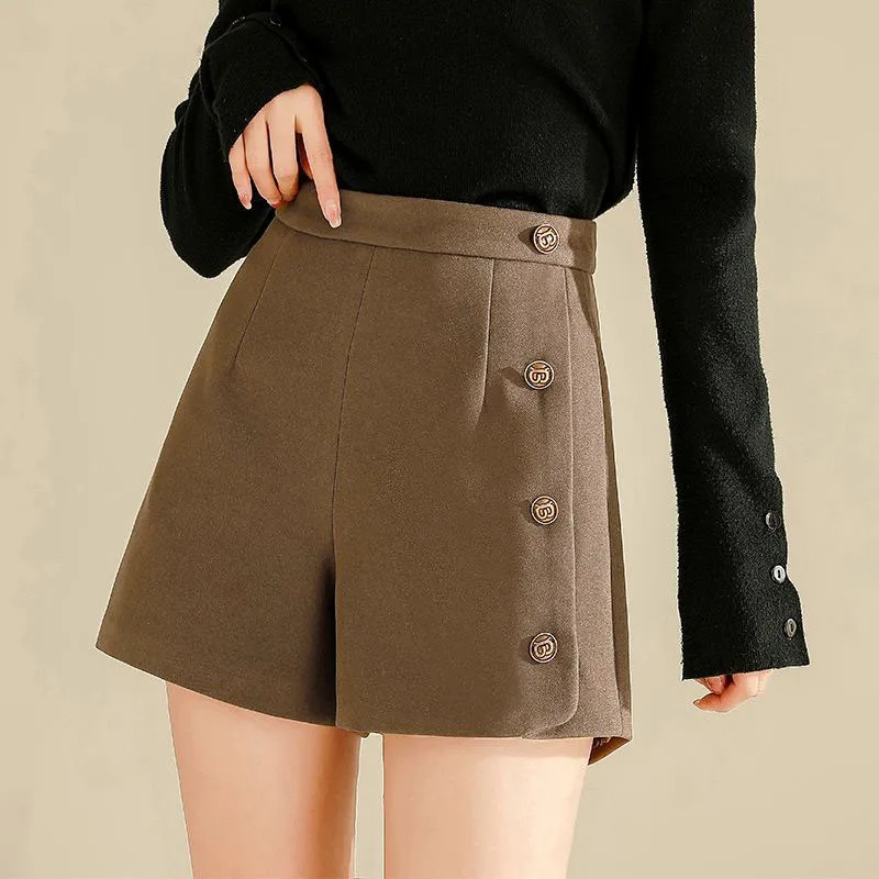 Summer Autumn Fashion Elegant All-match Fashion Shorts for Women 2022 Korean Women's Clothes Spring High Chic Women Pants