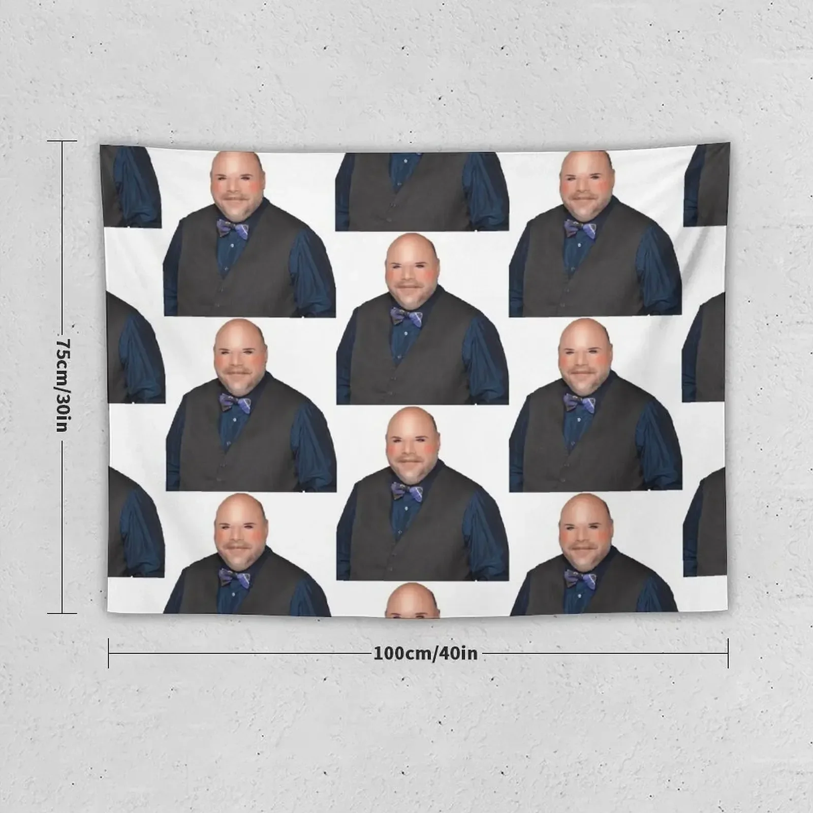 Декоративный настенный гобелен с рисунком аниме бертама