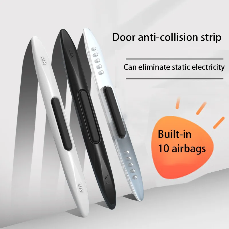 

Противоударные силиконовые полоски на дверь автомобиля для статического электричества с наклейками подушек безопасности защитная полоса ...