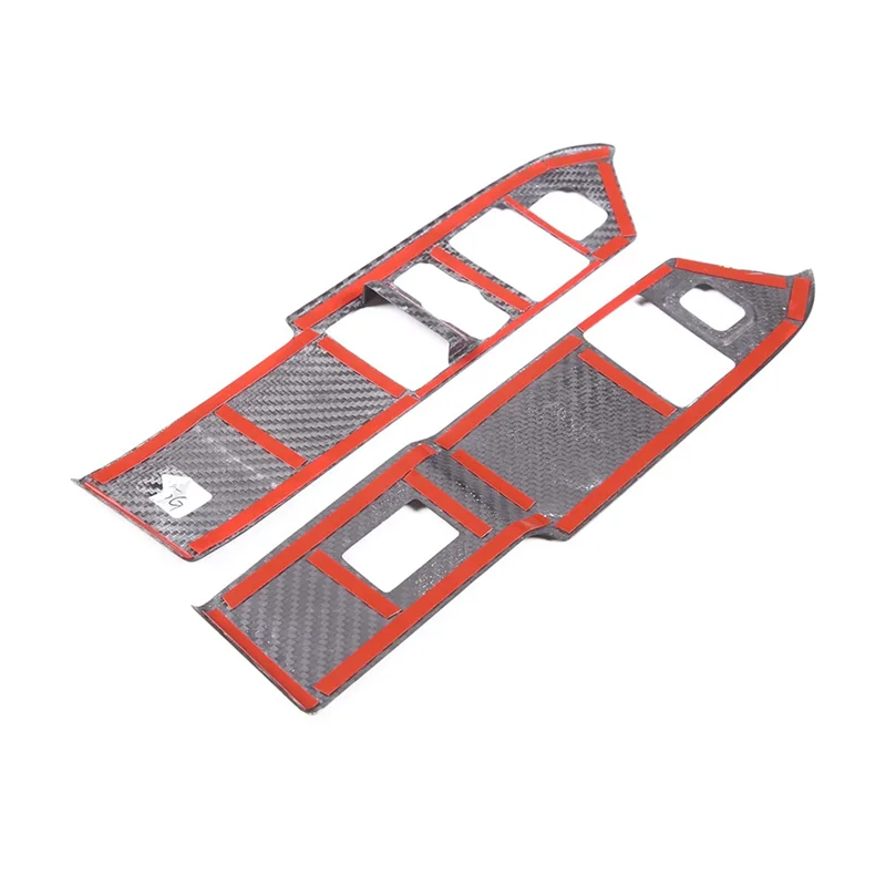 Сухой карбоновый переключатель подъема окна накладка на рамку для Land Rover Defender 90