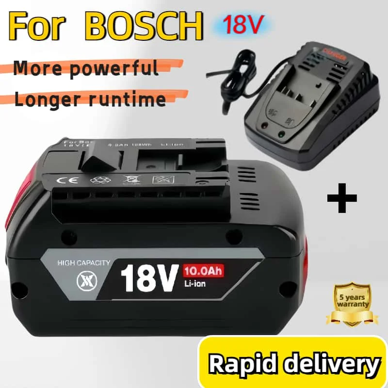 BAT619G для Bosch18V 10 0 Ач аккумуляторная батарея 18 В электроинструменты GSB185 GDS400 GWS180 GDR180