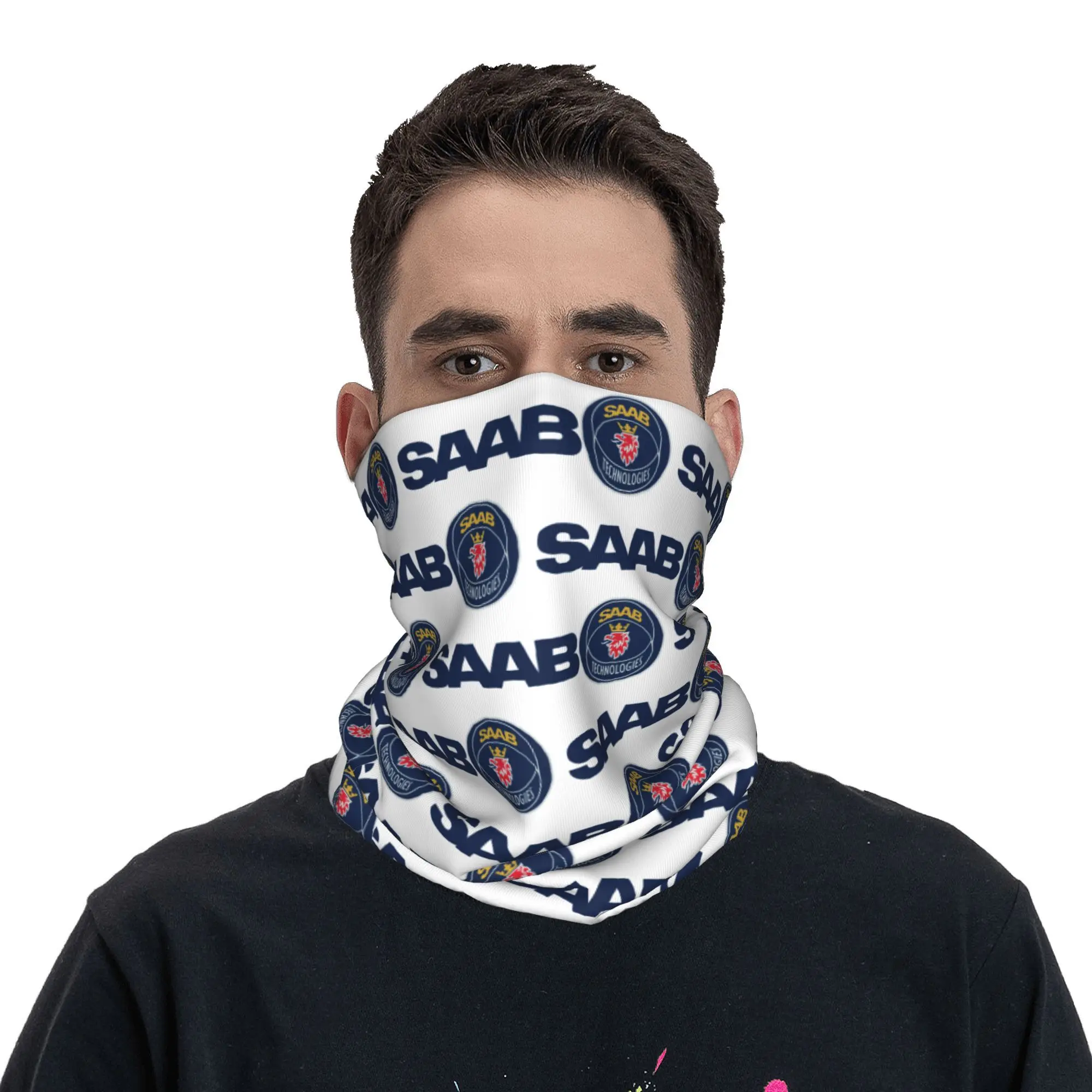Пользовательские Швеция Saabs Scanias Trucks Бандана Шея Гетры УФ-защита Шарф для лица