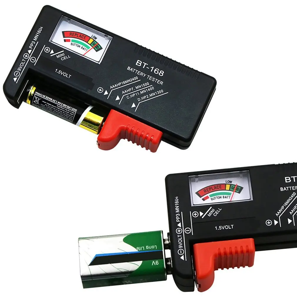 

BT-168D Battery Tester Digital Battery Tester Battery capacity tester BT168D Digital Lithium Battery Capacity Tester Universal