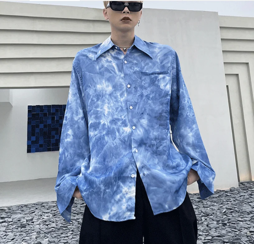 Fashion zc966 Men's Shirts 2022 Runway Luxury European Design party style Men's Clothing