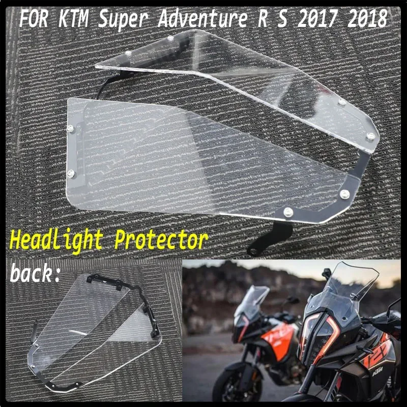 Прозрачная защита для фар 1290 super ADV R S adventure 2017 2018 2019 2020 2021