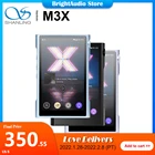 SHANLING M3X MQA Android MP3-плеер Bluetooth Dual ES9219C DAC  AMP DSD256 32bit384kHz Hi-Res портативный музыкальный DAP 3,5 мм4,4 мм