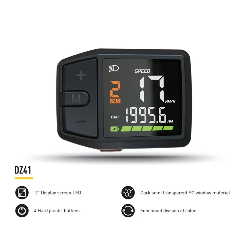 For E-Bike MID Motor Display LCD Mini Color Screen Instrument M600 G510 BBS0102 HD DZ41 Protocols