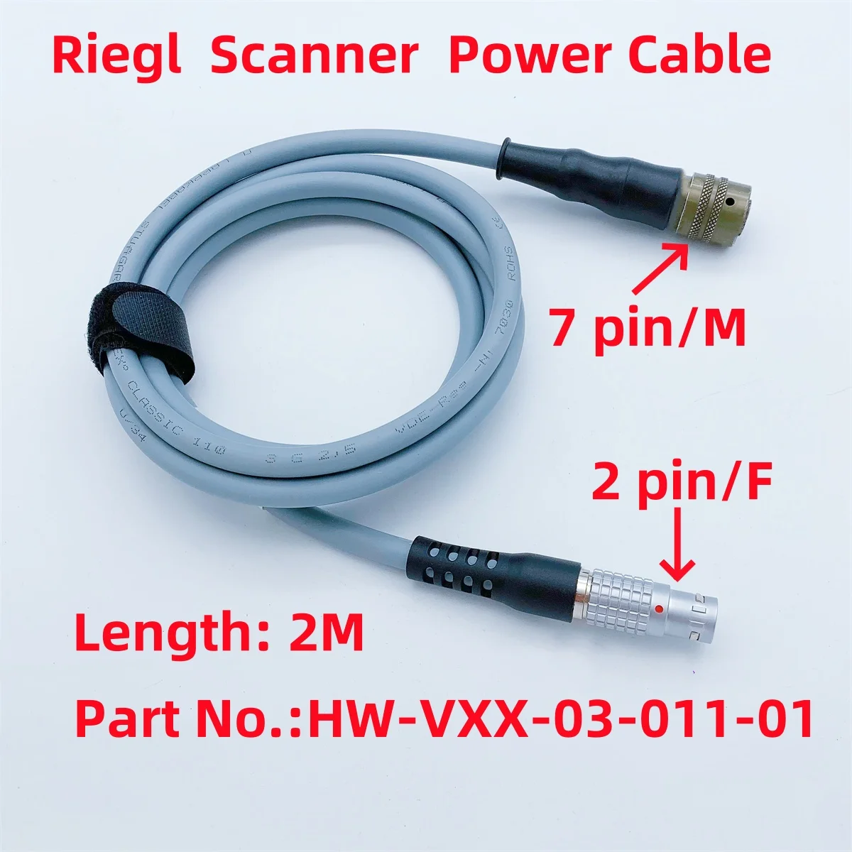 Совершенно новый кабель питания номер детали :HW-VXX-03-011-01 для лазерного сканера Riegl