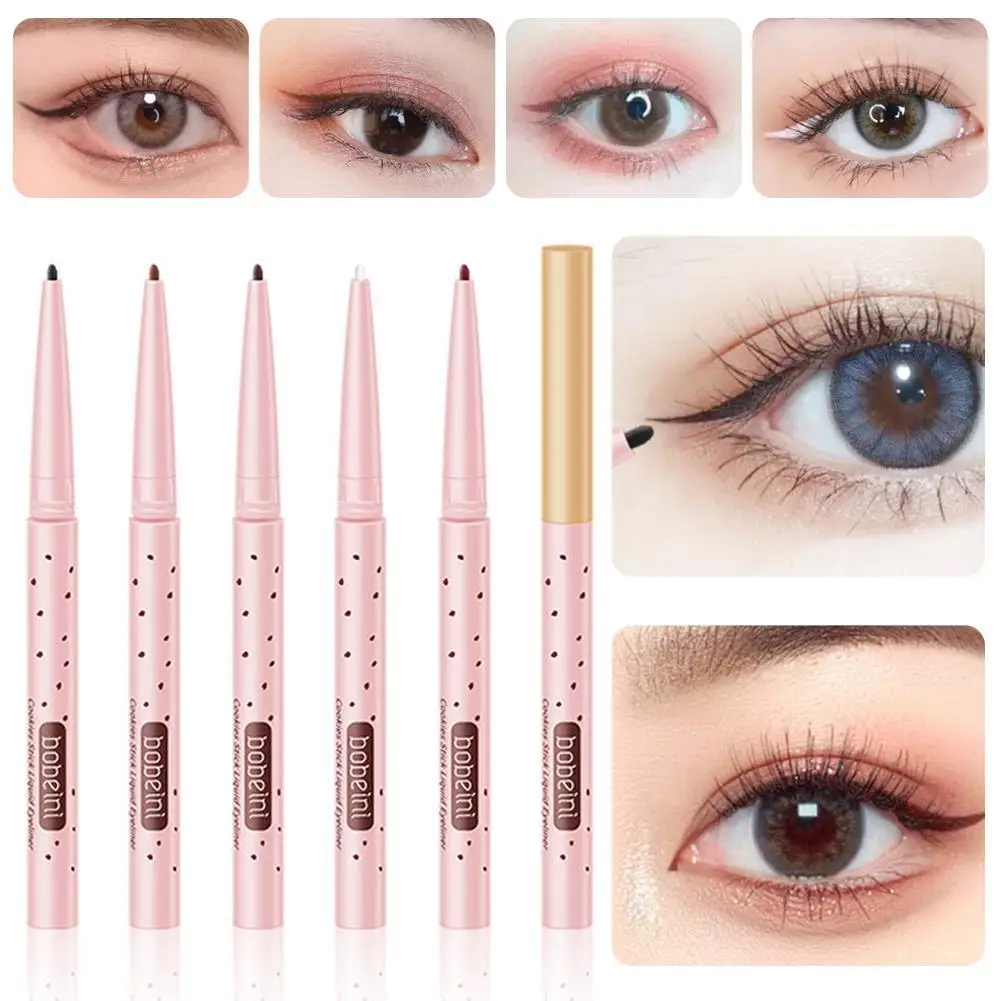 

Черная жидкая подводка для глаз, Водостойкая Подводка для глаз, Стойкая подводка для глаз, быстросохнущая, не Цветущая косметика, инструмент