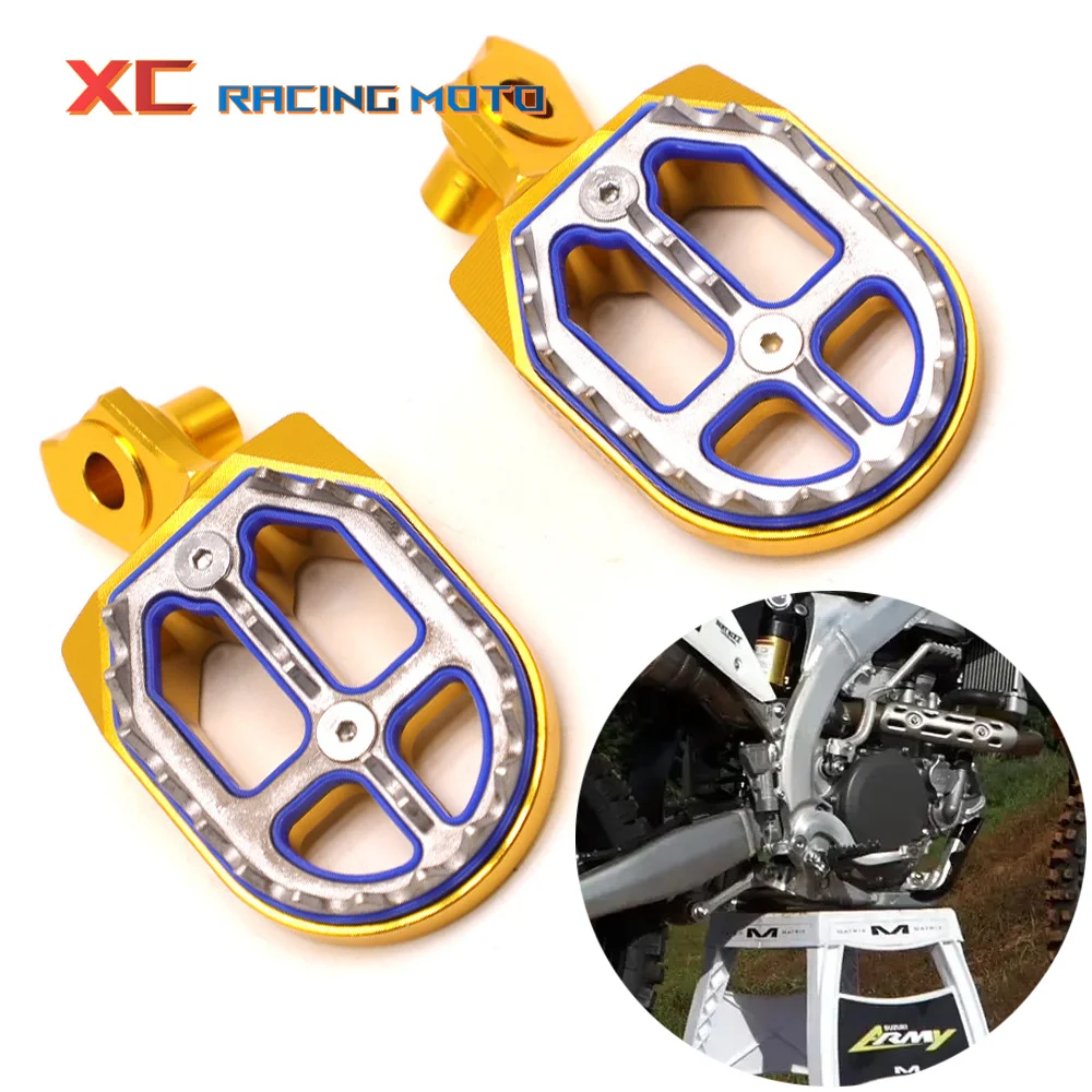 

Motorcycle Foot rest Footrest footpegs Foot Pegs Pedals For SUZUKI RMZ 250 450 450Z RMZ250 RMZ450 RMZ450Z 2008-2018 Dirt Bike