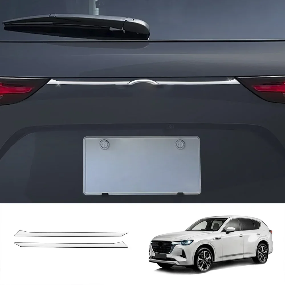 Для Mazda CX60 CX 60 2022 2023 2024 стальная задняя крышка багажника накладка на заднюю дверь
