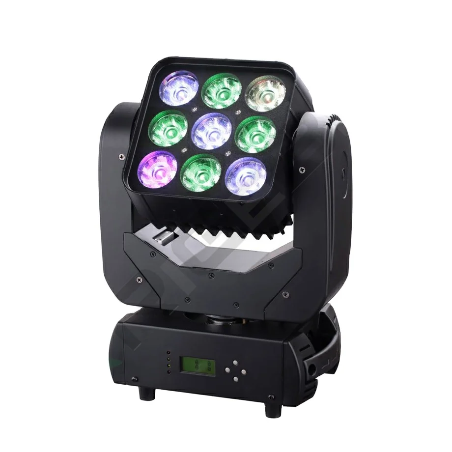 

led moving head event party beam wash light 9x10w RGBW 4in1 led stage lights