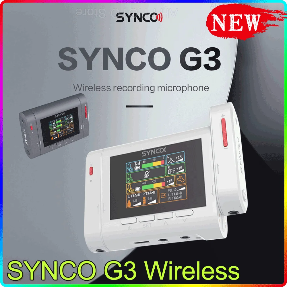 

Беспроводной записывающий микрофон SYNCO G3, 48 кГц, 250 м