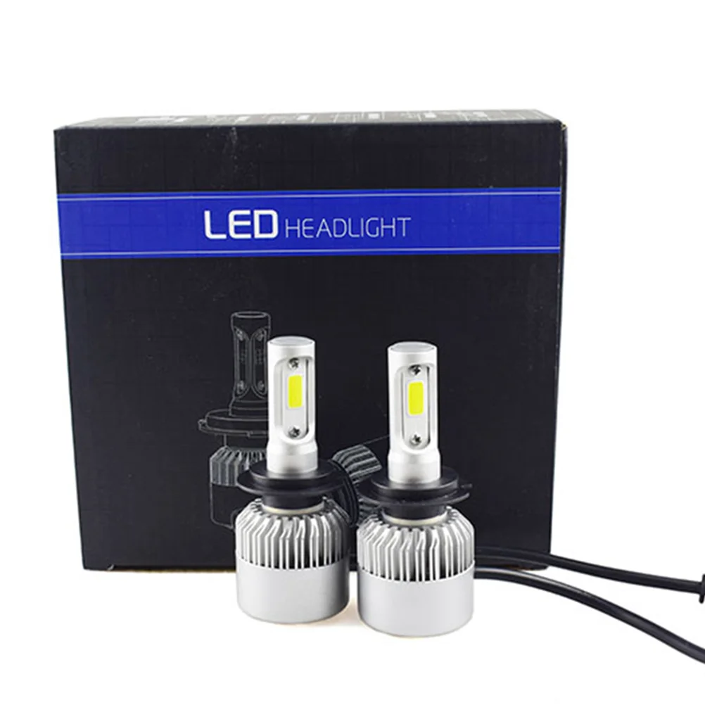 

2pcs S2 LED Headlight Bulb 36W 9-32V 8000LM Waterproof High Beam Low Beam Integrated Headlamp Car Head Light(H7)