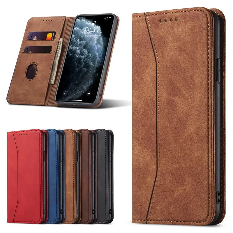 

Retro Leather Magnetic Case For OPPO Realme GT3 NEO 3 3T GT2 Pro GT NEO 3 C55 C35 C33 C31 C30 C25Y C21Y C21 C15 C12 9i 9 8 Cover