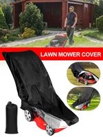 188x63 5cm lawn mower protective cover rainproof sunshade sunscreen weeder cover hand push type lawn mower cover 190t polyester