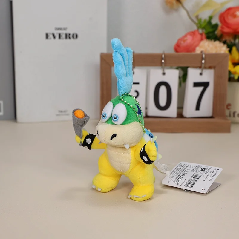 Супер Марио Ларри Копа 4-дюймовый кулон с мягкими животными Switch Game 3D Worlds Bowser’s Fury