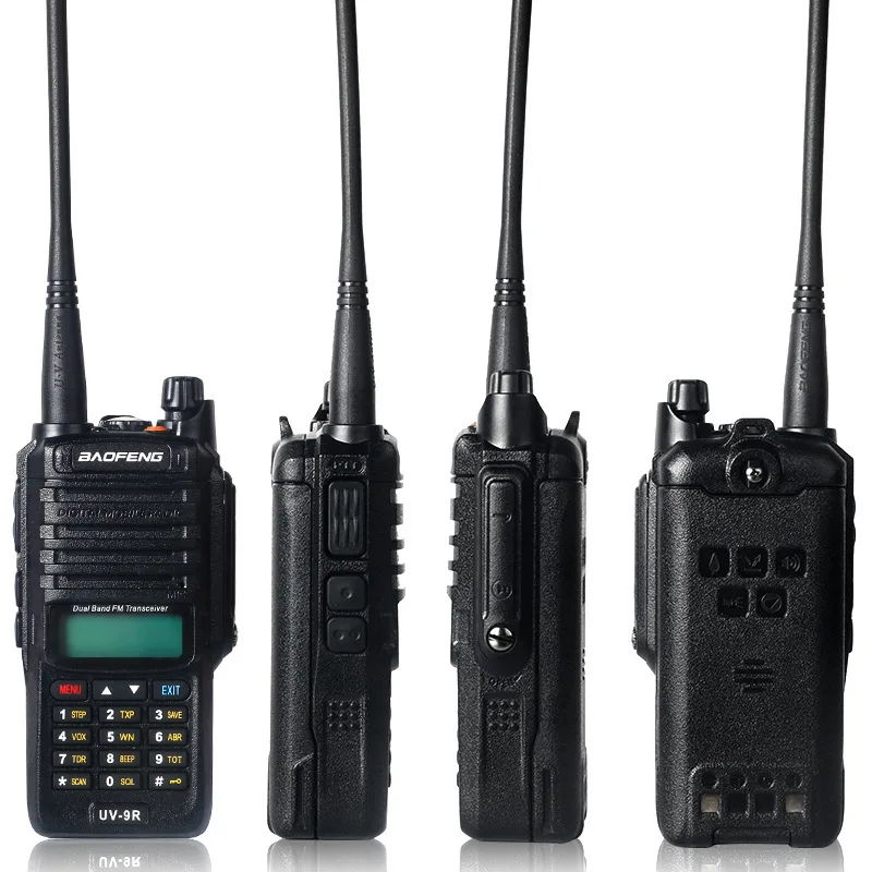 Baofeng Walkie Talkie Uv-9r 8W High Power IP67 Waterproof Outdoor