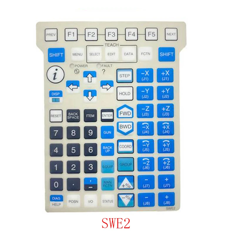 AWE2 GNE2 GLS1 MHE2 SWE2 листовая мембрана клавиатуры для Fanuc 2255 серии 2256 учить Panl