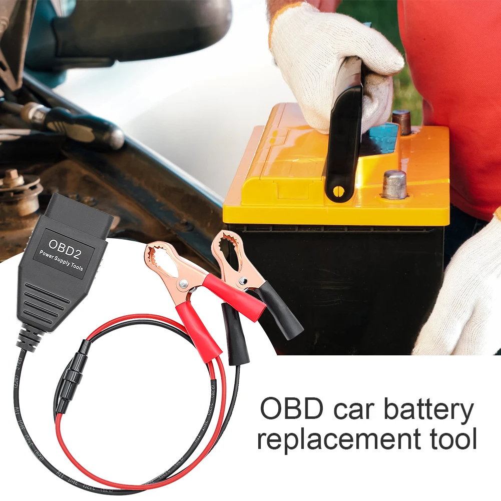 Кабель-удлинитель OBD 2 для аккумулятора, кабель питания для отключения памяти для защиты приборной панели/цифровых часов