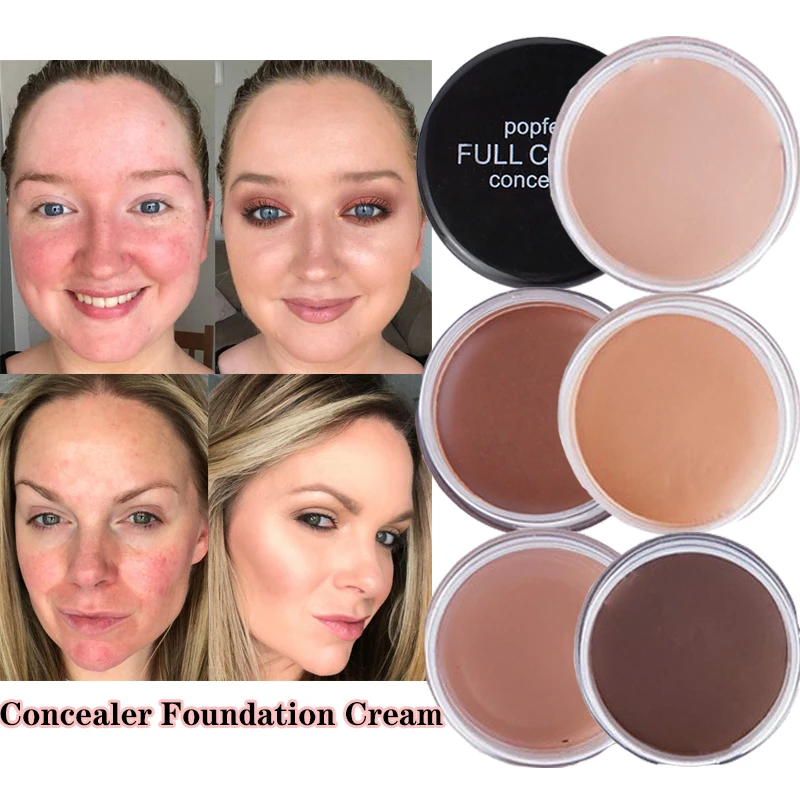

Face Concealer Cream Contour Foundation Pallete Waterproof Full Cover Freckles Cover Acne Spots Make Up Lip Face Pores Cosmetic