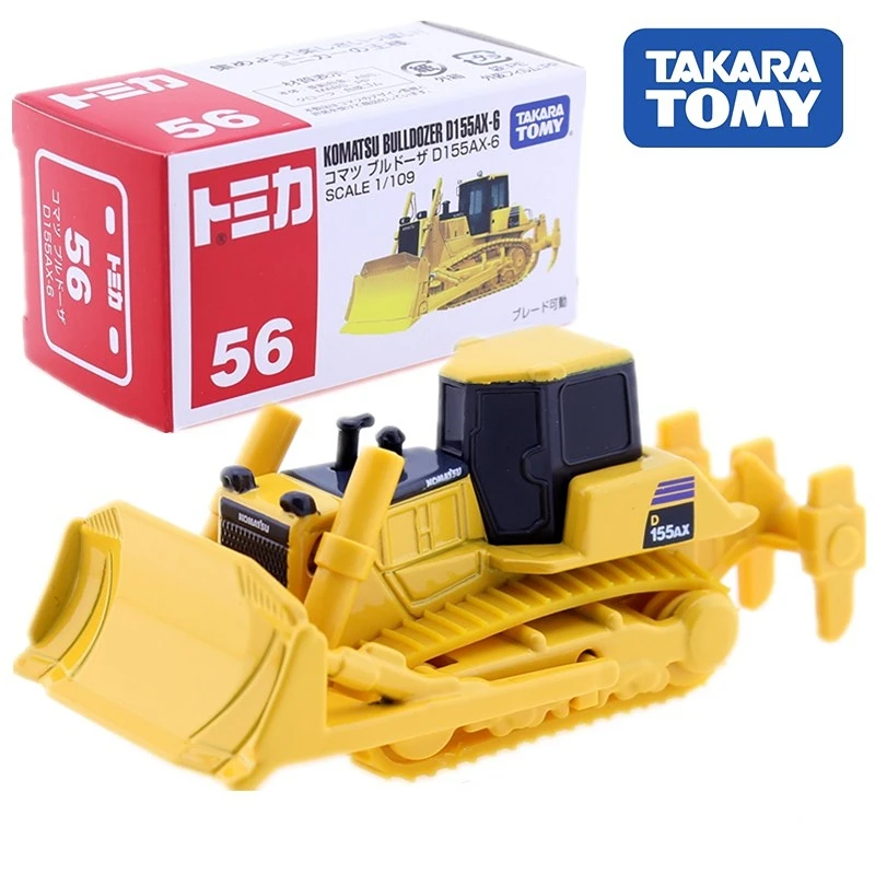 

Original TAKARA TOMY Tomica Alloy Car NO.56 Bulldozer Anime Action Figure Model Toys Gift for Children Collection Ornament