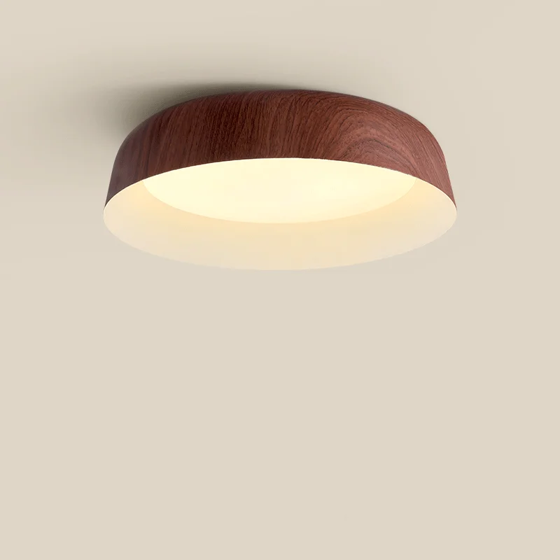 

Home Appliance Lustre Wood-colored Bedroom Hanging Lamp Japanese Nordic Modern Dining Room Ceiling Lights Minimalist Log Lantern