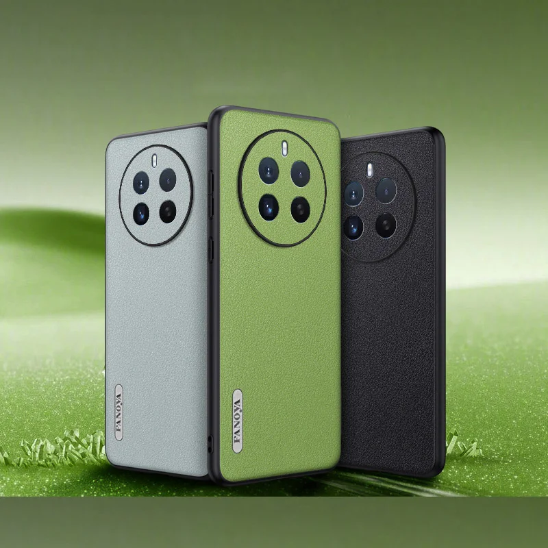 Противоударный кожаный чехол для Realme 12 4G мягкая задняя крышка защитная