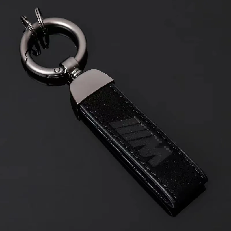 

For BMW M Sport M3 M5 GT E46 E39 E60 E90 F10 F30 E36 X6 X5 iX3 Metal + Pu Automotive Trim Gift Key Chain Pendant Auto Accessori