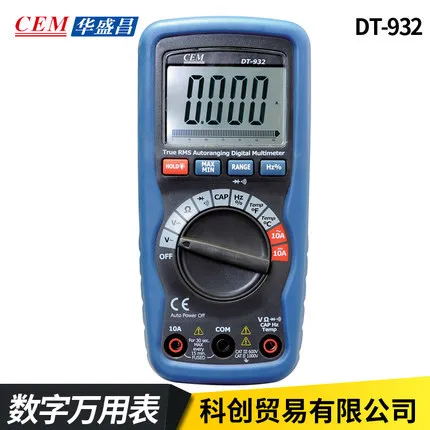

CEM Huashengchang DT-931 Digital Portable High Precision Multimeter Resistance Current Detector