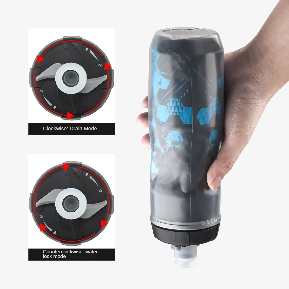 610 мл спортивная бутылка для воды велосипедная чашка герметичный портативный