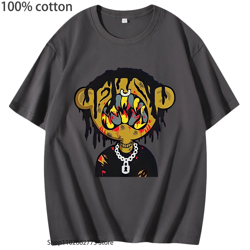 

Trash Zillakami Fanart Clothes Women City Morgue T-shirts Rapping T Shirts 100% Cotton Tshirts Summer Men Clothing O-Neck Tees