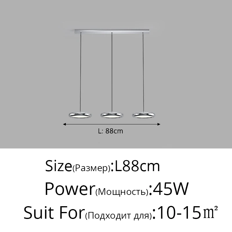 

Подвесные светильники QIYIMEI LED черные