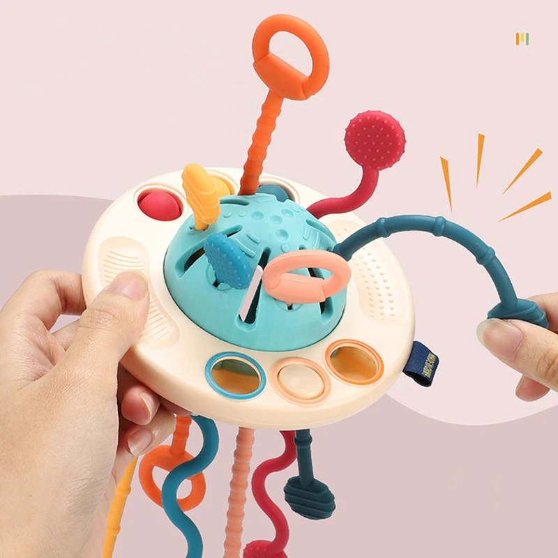 

Игрушка Монтессори игрушечная силиконовая развивающая для детей от 1 до 3 лет