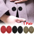 1 пара, швейные принадлежности, магнитные, темные, с камнем, Автоматические магнитные пуговицы для сумки, двусторонние пуговицы, размер 2226 мм, набор для шитья