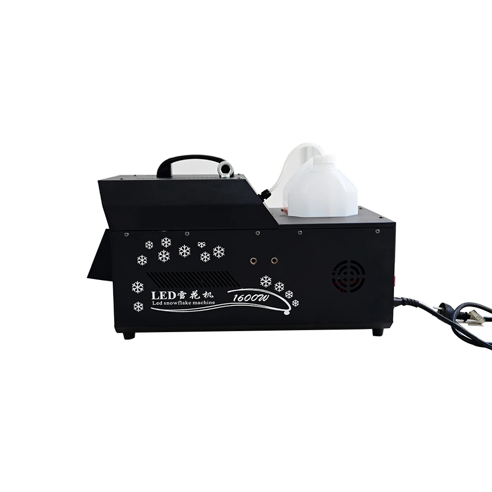 

Snow Machine with Light 1500W DMX Stage Snowflake Machine LED RGB Wireless Remote Snowflake Effect Maker Party Xmas Deco