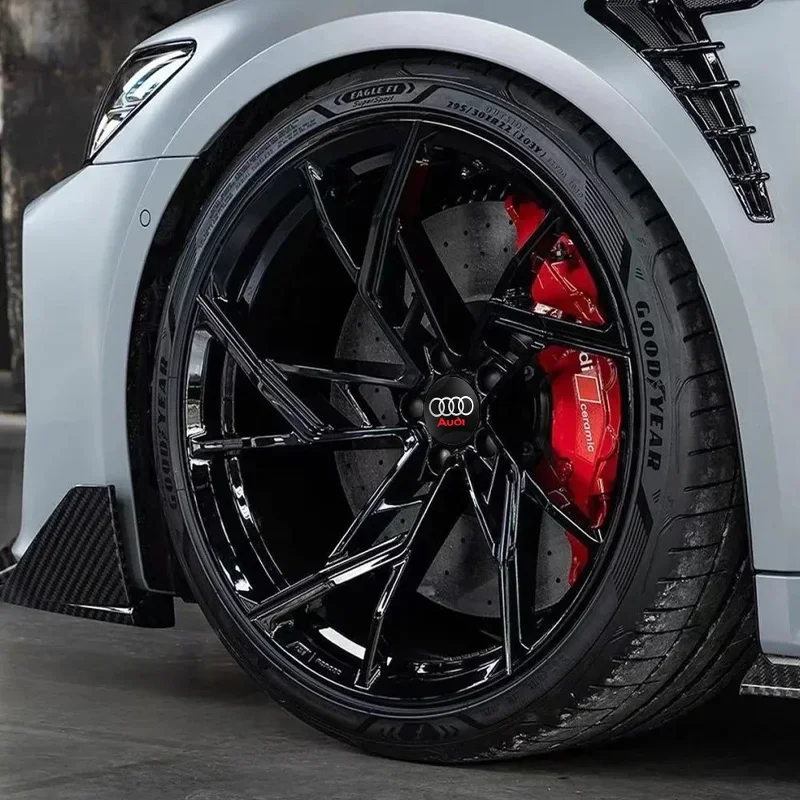 4 шт. 60 мм автомобильный Стайлинг центральная крышка колеса Audi эмблема крышки