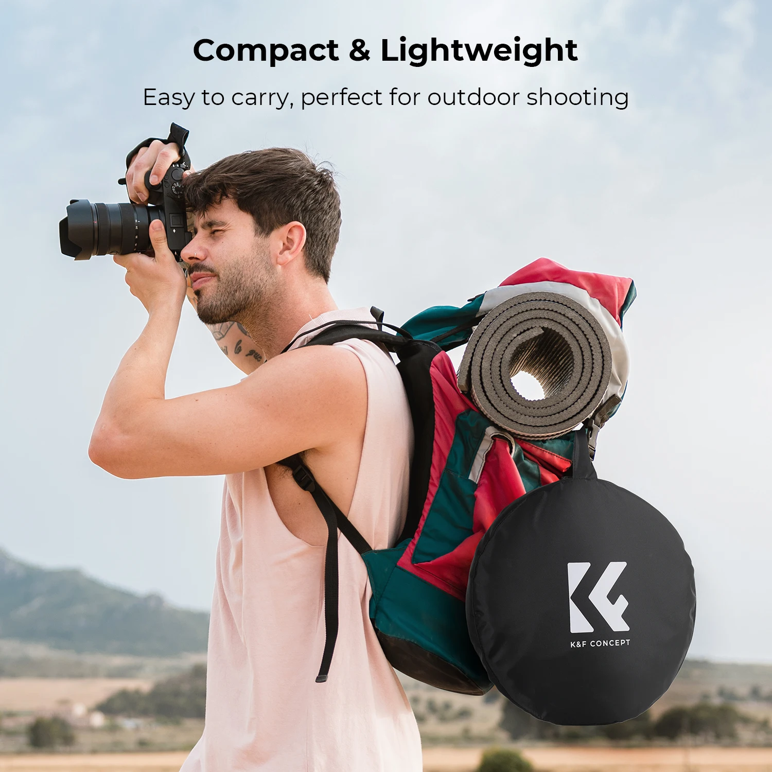 K&F Concept 5680110 см 5-в-1 светоблокировка для фотосъемки аксессуар для палатки для фотосъемки круглый отражатель полупрозрачная мягкая панель (art.: 3920cbfc662f8) - 3920cbfc662f8