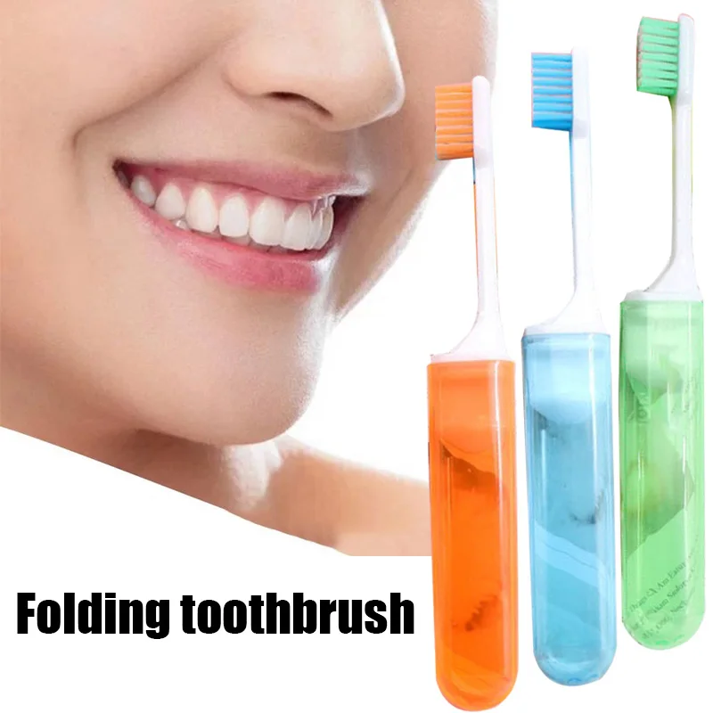 Toothbrush Folding Teeth Whitening Toothbrush Deep Cleaning Teeth Portable Travelling Toothbrush For Adult Oral Care Tool