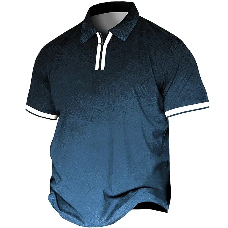 

Men's Plus Size Polo Shirt Big and Tall Graphic Prints Short Sleeve Summer Sports Fashion Streetwear Designer Outdoor Street Top