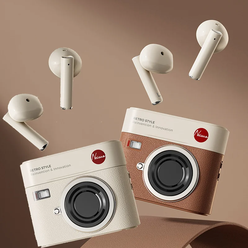 Дизайнерские Беспроводные наушники с камерой Bluetooth 5 3 наушники-вкладыши