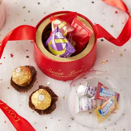 Новые прозрачные полусферы коробки для торта свадебные сувениры подарочная