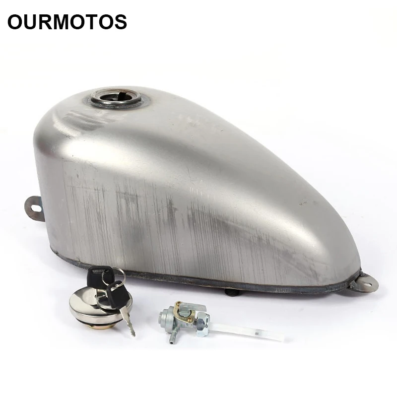 

Ourmoto Универсальный мотоциклетный винтажный газовый топливный бак Ретро бензиновые баки Подходит Для GN125 GN250