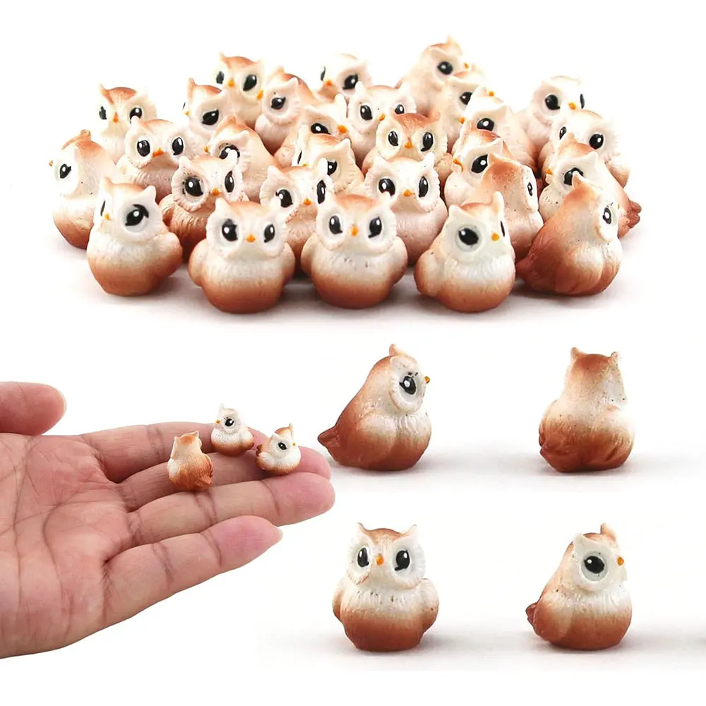 

Мини-фигурки совы из смолы