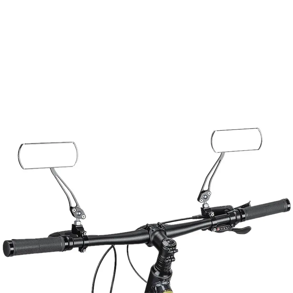 

Зеркало заднего вида для велосипеда, 1 пара, отражатель заднего вида с широким диапазоном, вращение на 360 градусов, зеркало на руль горного велосипеда