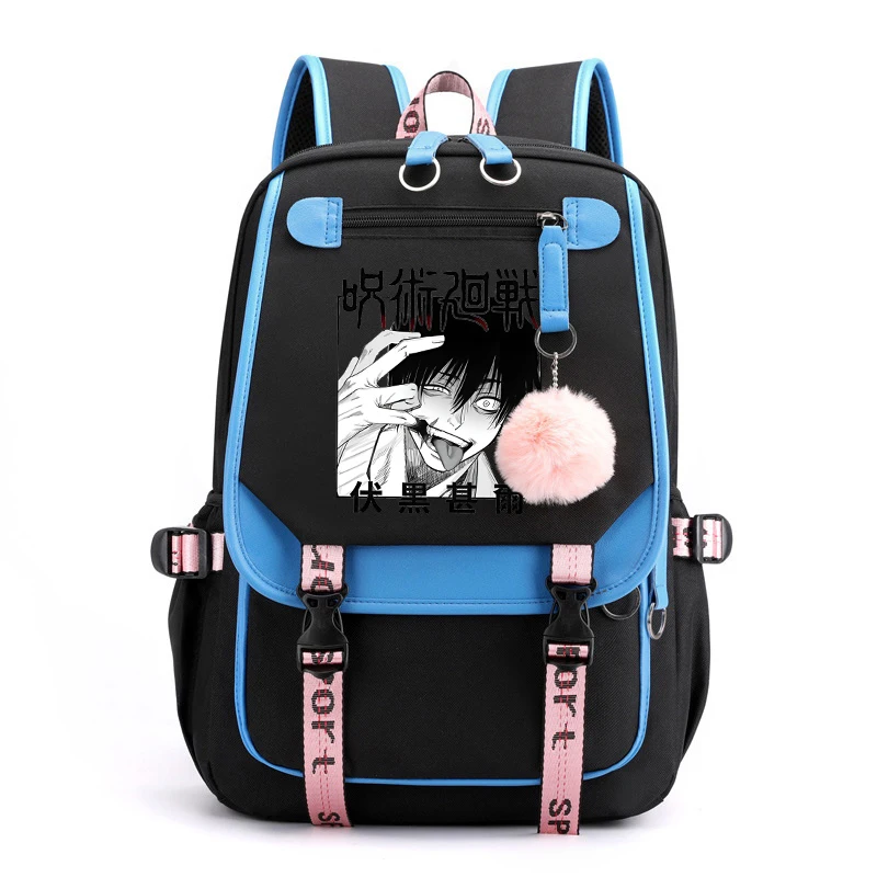 Новый аниме Fushiguro Toji рюкзак для девочек школьная сумка женщин мужчин