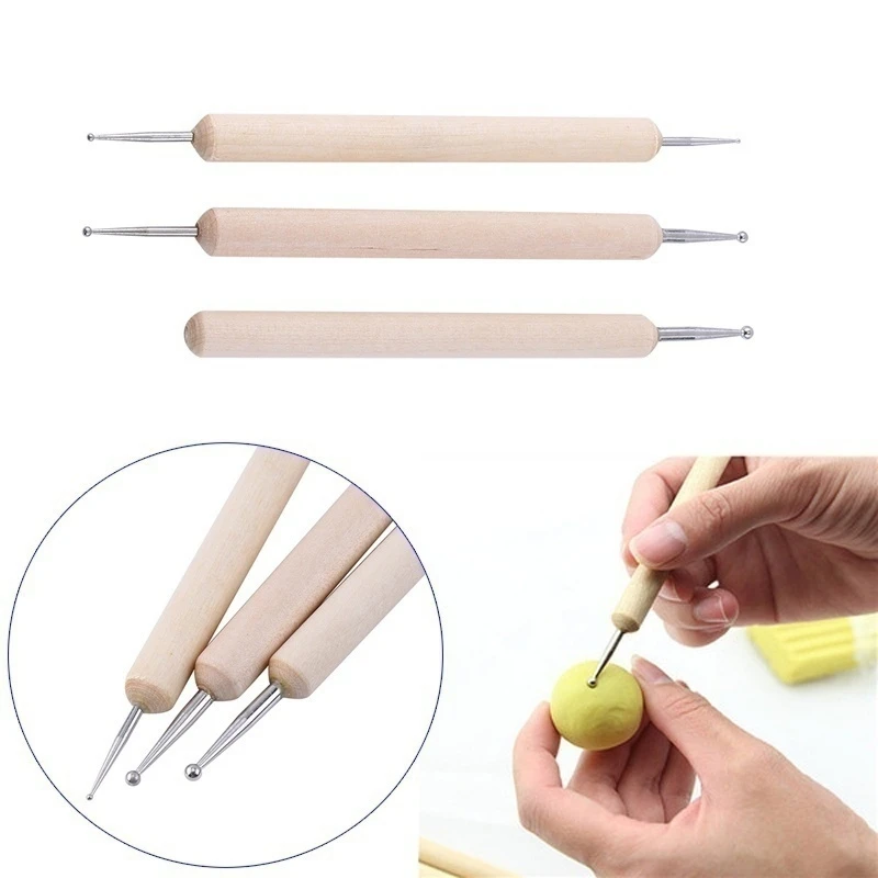 

3pcs Clay Carving Tools