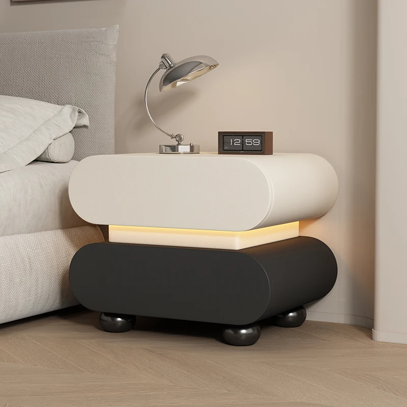 Экономичная прикроватная тумбочка для спальни современная мебель ящики