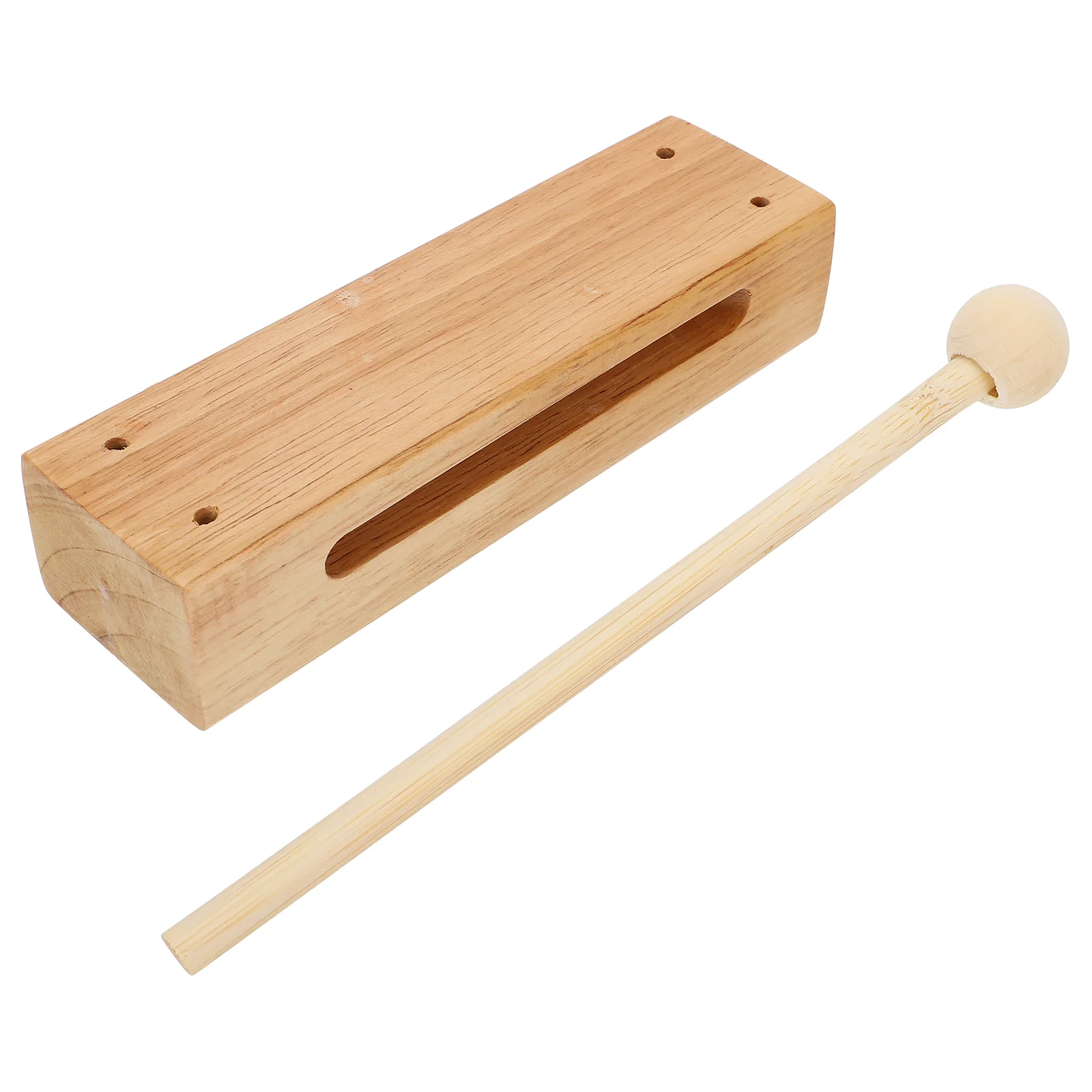 

Wood Percussion Toy Instrument Musical Chinese Bangzi Block Stick Woodblock Early Learning Instument Children Rhythm Orff