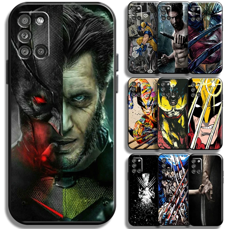 

Marvel X-Men Wolverine For Samsung Galaxy A31 A31 5G Phone Case Funda Cases Cover TPU Liquid Silicon Black Soft